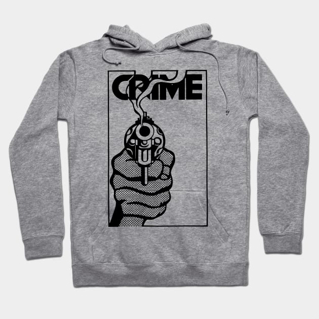 CRIME Hoodie by TheCosmicTradingPost